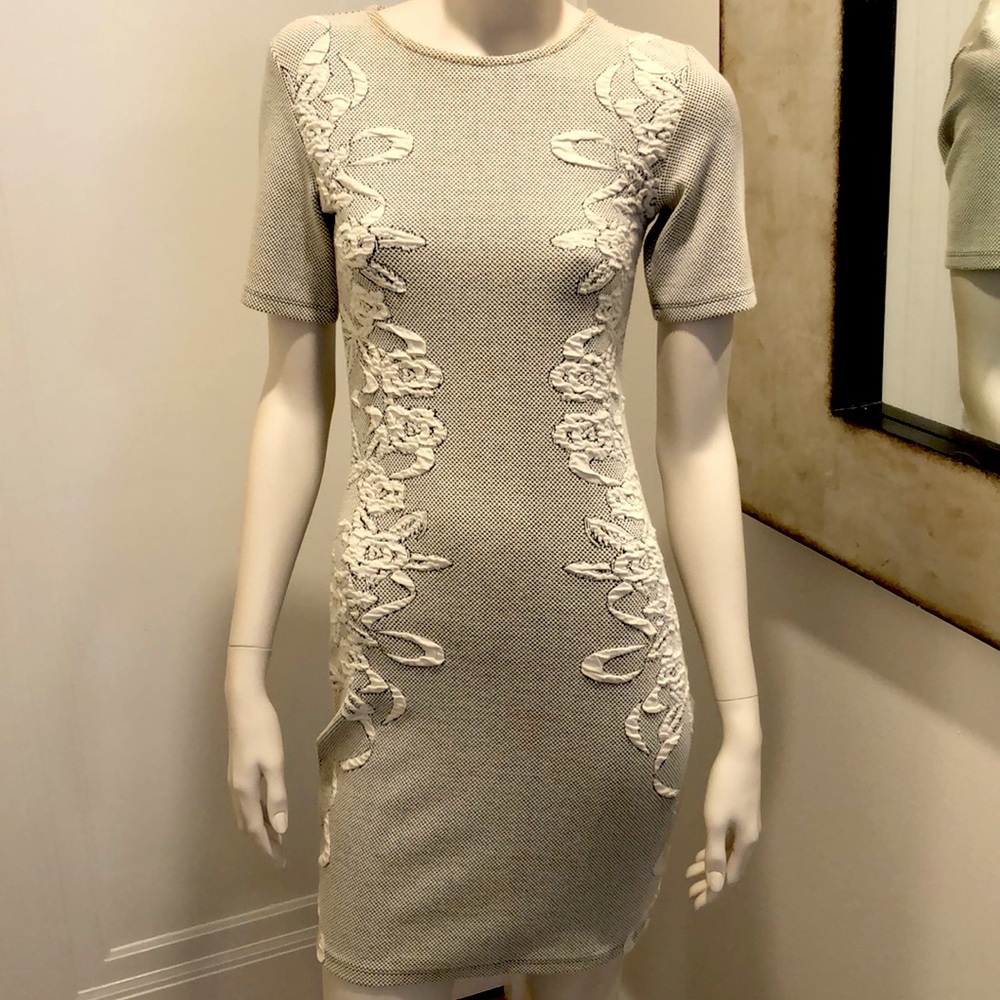 Gorgeous French Connection Flower Detailed Dress 4